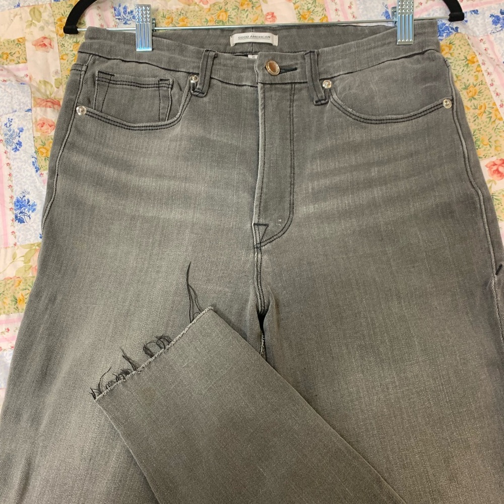 Good American Charcoal Skinny Jeans